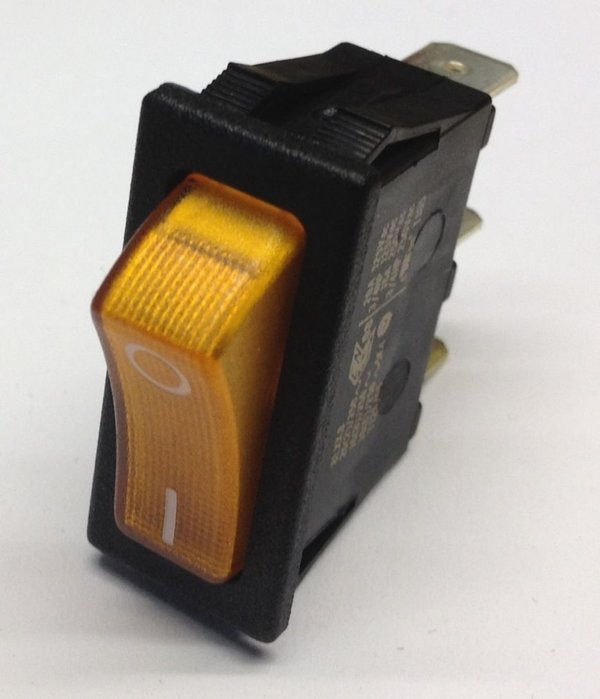 Schalter Dometic Electrolux Absorberkühlschrank 12V Zündung gelb
